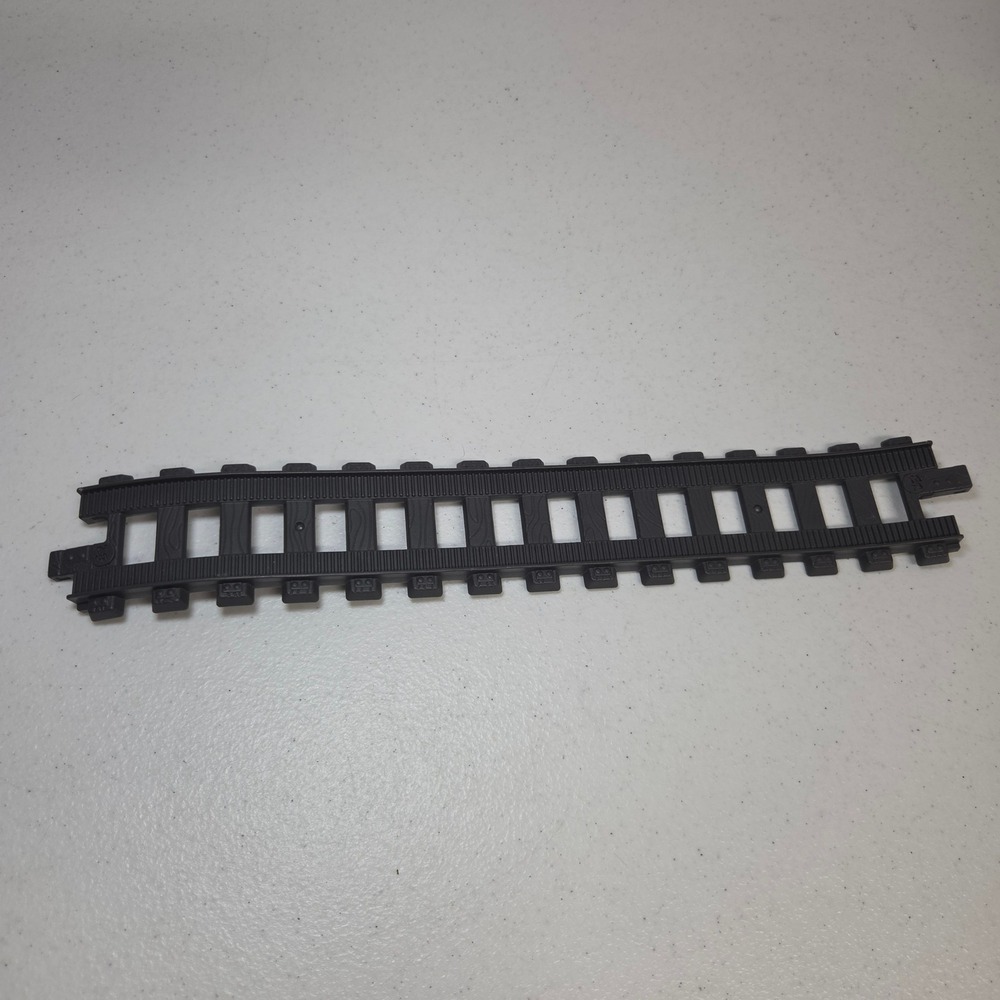 Unbranded 15 Inch Straight Toy Train Track Replacement‎ Piece Gray Plastic